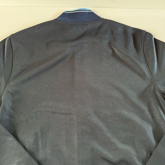 Ben Sherman Jacket Mens Navy Blazer Baseball Bomber Retro Stripe Accent Size S - Picture 13 of 13